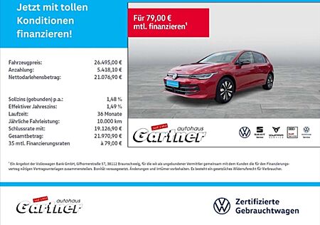 Volkswagen Golf VIII LIFE GOAL 1.5 TSI REAR VIEW NAVI AHK LED ACC