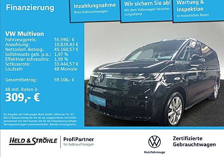 VW T7 Multivan Volkswagen Style 2.0 TDI DSG Lang AHK 7S HuD