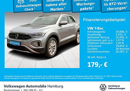 VW T-Roc Volkswagen 1.5 TSI Life DSG ACC App-Connect Navi Sitz