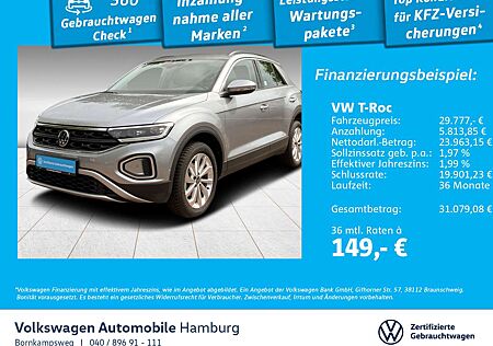 VW T-Roc Volkswagen 1.5 TSI Life DSG ACC App-Connect Navi Sitz