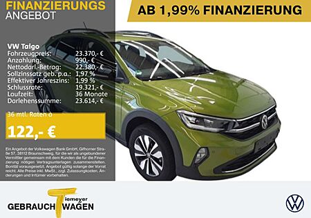 VW Taigo Volkswagen 1.0 TSI GOAL IQ.LIGHT NAVI KAMERA AHK