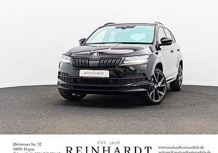 Skoda Karoq gebraucht kaufen Skoda Karoq 1.5TSi SPORTLINE ALL-BLACK 19Z./ACC/PANO