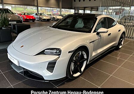 Porsche Taycan Turbo/Lederausstattung Bi-Color/eisgraumetallic