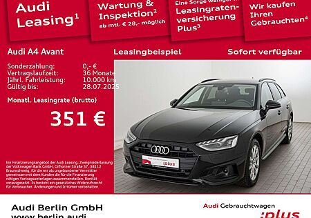 Audi A4 Advanced 35 TDI S tr. AHK LED RFK NAVI