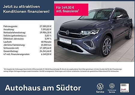 VW T-Cross Volkswagen Style 1.0 TSI | LED AHK RFK ACC Navi
