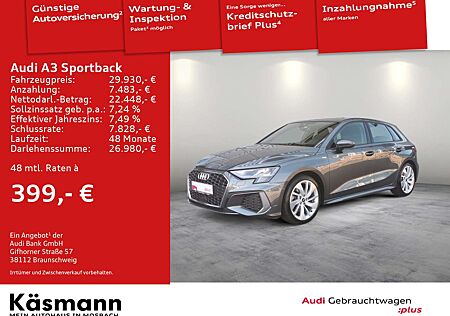 Audi A3 S line 35TDI NAV PANO SHZ GRA PDC