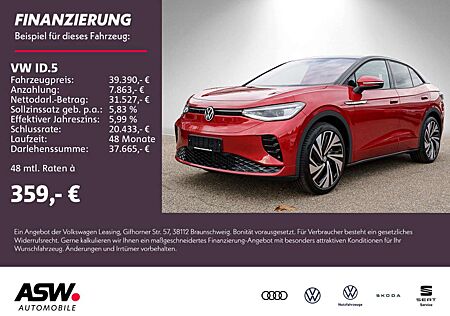 VW ID.5 Volkswagen GTX Automatik Navi LED PANO Wärmepumpe AHK