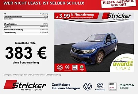VW Tiguan Volkswagen R Black Style 2.0TSI DSG 383,-ohne Anzahlung Akra