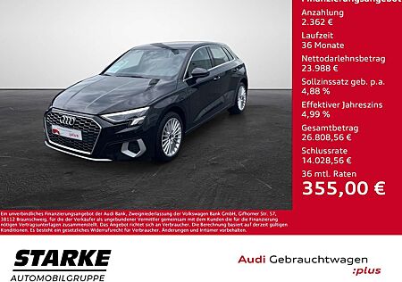 Audi A3 Sportback 40 TFSI e S tronic advanced