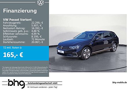 VW Passat Variant Volkswagen GTE1.4 TSI DSG PHEV Hybrid AHK Pa