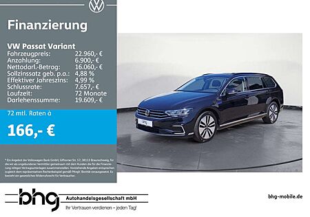 VW Passat Variant Volkswagen GTE1.4 TSI DSG PHEV Hybrid AHK Pa