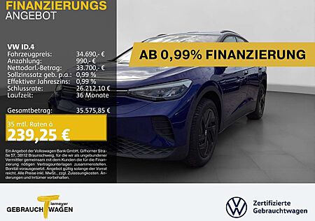 VW ID.4 Volkswagen PRO 286PS WÄRMEPUMPE LED KAMERA SITZHZ