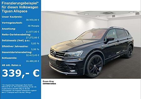 VW Tiguan Allspace Volkswagen Highline TDI DSG 4M R-Line Black