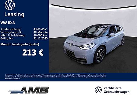 VW ID.3 Volkswagen Pro AHK/Matrix/HuD/Navi/Sitzhzg/Wärmepumpe