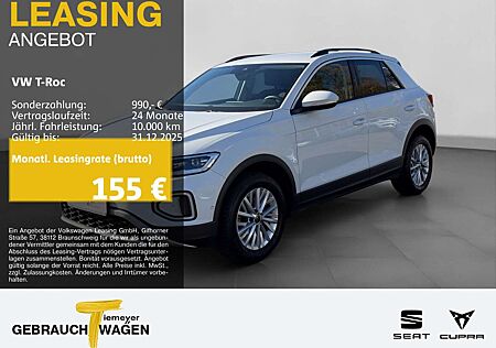 VW T-Roc Volkswagen 1.0 TSI LIFE NAVI LED SITZHZG PDC