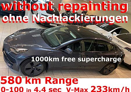 Tesla Model 3 LR grau+1000km FREE SUPERCHARGE
