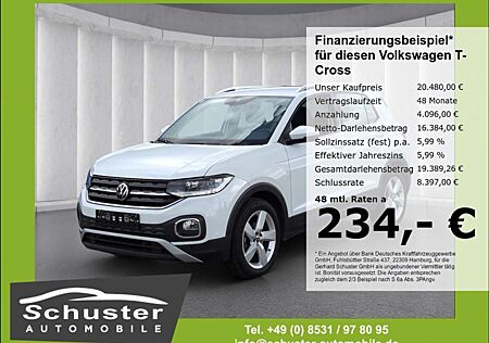 VW T-Cross Volkswagen Style 1.5TSI*DSG LED ACC Navi VKZ-Erkenn