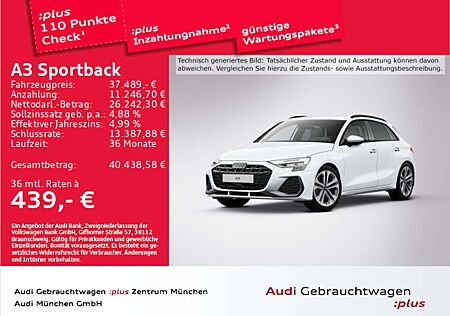 Audi A3 30 TFSI S tronic S line AHK/HuD/Nav