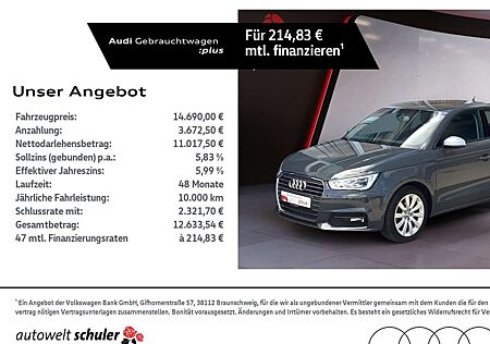 Audi A1 Sportback 1.4 TFSI design Xenon Navi SHZ Tempomat