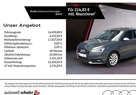 Audi A1 Sportback 1.4 TFSI design Xenon Navi SHZ Tempomat