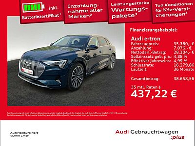 Audi e-tron 55 advanced quattro HeadUp TopView Matrix