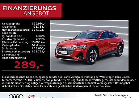 Audi e-tron Sportback 55 qu 2x S line MATRIX Pano AHK