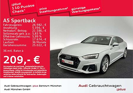 Audi A5 40 g-tron S tronic S line Matrix/Na