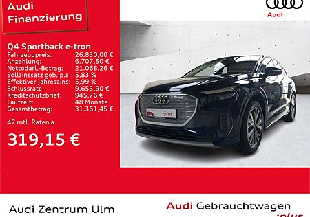 Audi Q4 e-tron Q4 Sportback 35 e-tron ACC ADVANCED KEYLESS SHZ