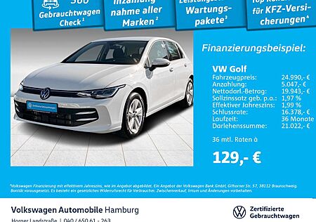 VW Golf Volkswagen VIII Life1.5 TSI AHK Einparkhilfe Sitzheizg
