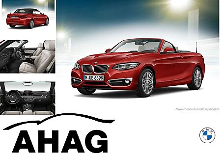 BMW 218 i Cabrio Luxury Line Aut. Navi Business PDC