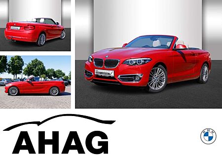 BMW 218 i Cabrio Luxury Line Aut. Navi Business PDC