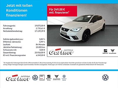 SEAT Ibiza FR 1.0 TSI PANO NAVI KAMERA LED DAB KLIMA LEDER A