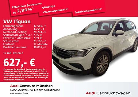 VW Tiguan Volkswagen 2.0 TDI ACTIVE AHK Navi LED Kamera Keyles