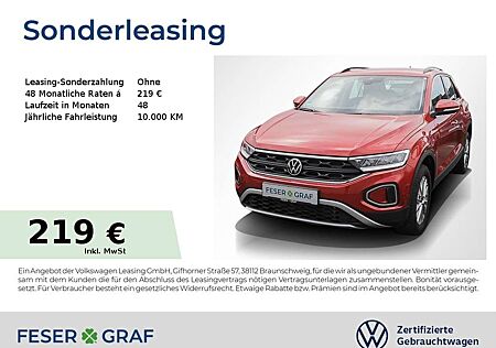 VW T-Roc Volkswagen Life 1.0 TSI Navi StandHz LED SiHz