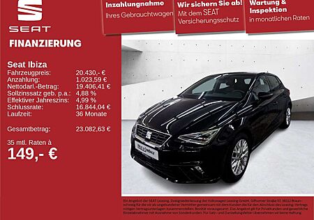 Seat Ibiza FR 1.0 TSI LED NAVI KEYLESS PDC RFK SHZ