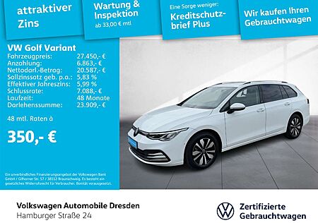 VW Golf Variant Volkswagen Golf VIII Variant Life 1.0 eTSI LED LANE ACC PDC