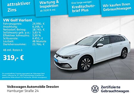VW Golf Variant Volkswagen Golf VIII Variant Life 1.0 eTSI LED LANE ACC PDC