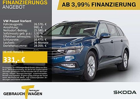 VW Passat Variant Volkswagen 2.0 TDI DSG BUSINESS IQ.LIGHT AHK