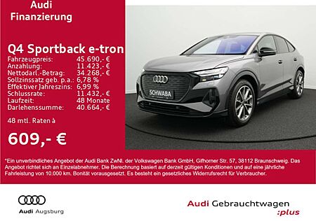 Audi Q4 e-tron 50 qu. 2x S line*Wärmep.*20"