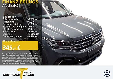 VW Tiguan Volkswagen 2.0 TDI DSG R-LINE PANO AHK KAMERA VIRTUA