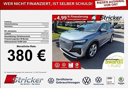 Audi Q4 e-tron S-Line quattro 220/77 380,-ohne Anzahlung Pano