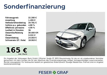 VW Golf Volkswagen VIII Life 1.5 TSI 85 kW 6-Gang ACC LED HUD