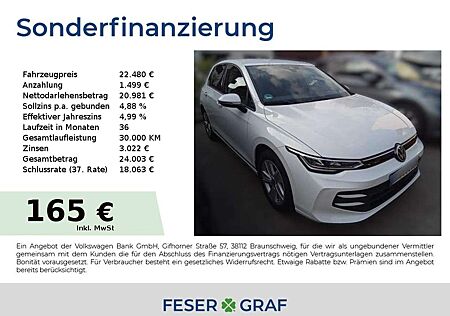 VW Golf Volkswagen VIII Life 1.5 TSI 85 kW 6-Gang ACC LED HUD