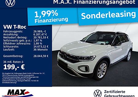 VW T-Roc Volkswagen 1.5 TSI DSG STYLE LED+NAVI+AHK+ACC+