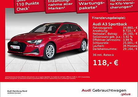 Audi A3 30 TFSI S line S tronic AHK ACC Nav