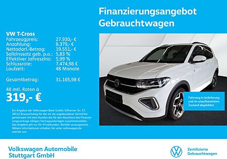 VW T-Cross Volkswagen R-Line 1.5 TSI DSG Navi AHK Kamera