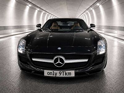 Mercedes-Benz SLS SLS AMG Roadster V8 6.2 nur only 9Tkm schwarz Verdeck beige