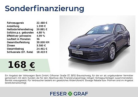 VW Golf Volkswagen VIII Life 1.5 TSI ACC HUD Navi PDC SHZ 16"