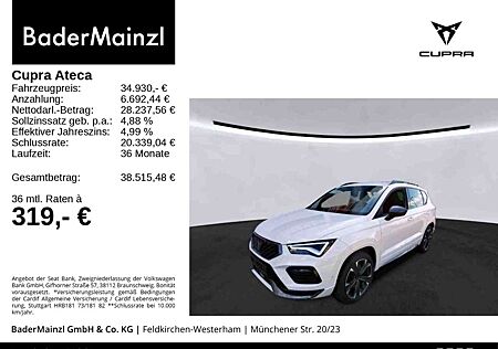 Cupra Ateca VZ 2.0 TSI 4D DSG AHK Kamera SHZ e.Heckkl.