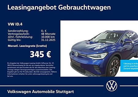 VW ID.4 Volkswagen Pure Navi LED ACC Stdhzg SHZ PDC